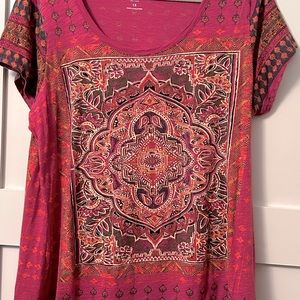 EUC Lucky Brand crew neck T-shirt